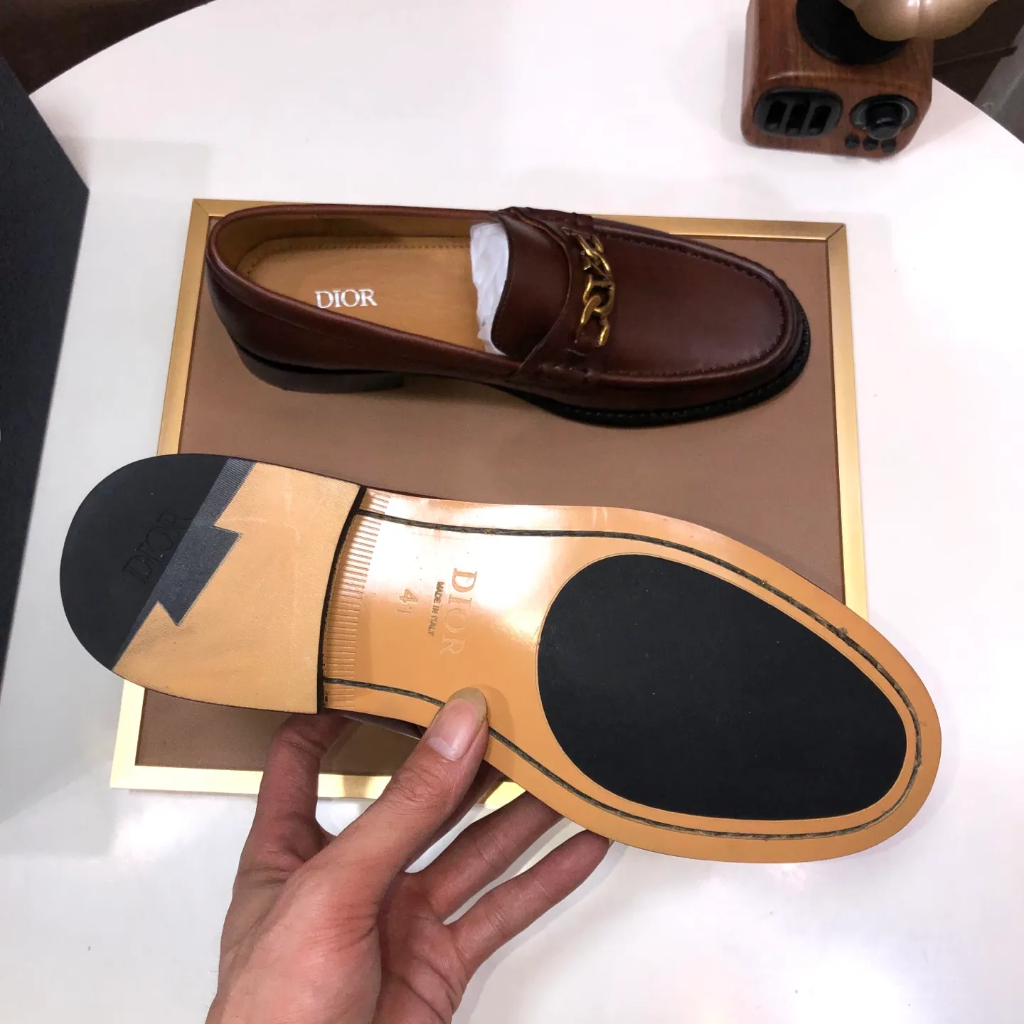 Men's men's shoes 💰580💰[Dior] (cowhide lining) Dior original 1:1 high quality factory, imported original materials, imported original cowhide, cowhide lining, original TPU outsole, code number: 38-44 (45 customized, non-refundable)
